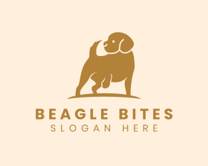 Beagle Puppy Pet logo design