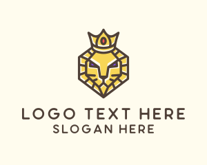 Upscale - Royal Lion Head logo design