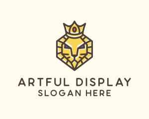 Royal Lion Head logo design