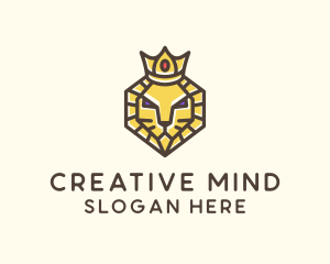 Royal Lion Head logo design