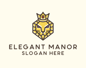 High Class - Royal Lion Head logo design