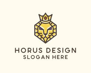 Royal Lion Head logo design