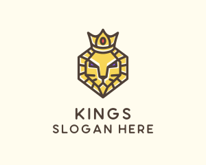 Royal Lion Head logo design