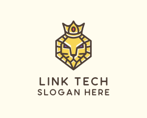 Royal Lion Head logo design