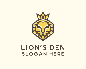 Lion - Royal Lion Head logo design