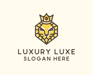 Royal Lion Head logo design