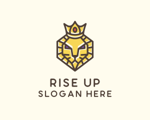 Royal Lion Head logo design