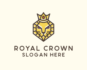 Royal - Royal Lion Head logo design