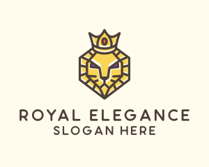 Royal Lion Head logo design