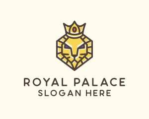 Royal Lion Head logo design