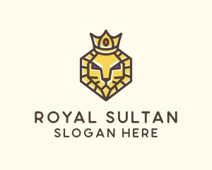 Royal Lion Head logo design