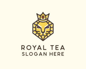 Royal Lion Head logo design