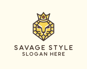 Royal Lion Head logo design