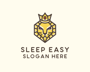 Royal Lion Head logo design