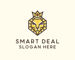 Royal Lion Head logo design