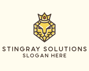 Royal Lion Head logo design