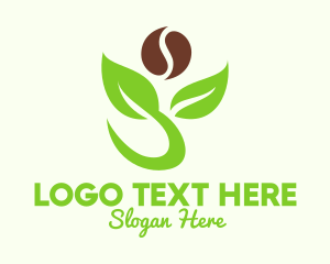 Plant - Organic Coffee Plant logo design