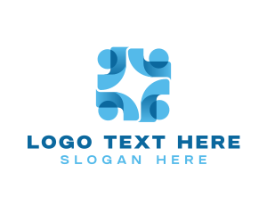 Social - People Community Organization logo design