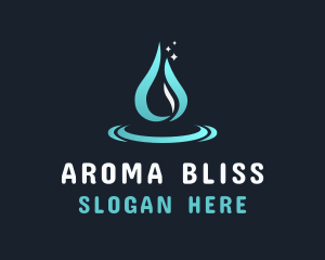 Diffuser - Liquid Water Droplet logo design