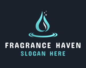 Liquid Water Droplet logo design