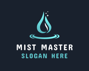 Liquid Water Droplet logo design