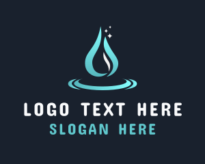 Liquid - Liquid Water Droplet logo design