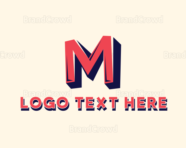 Generic Startup Brand Letter M Logo