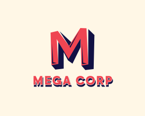 Generic Startup Brand Letter M logo design