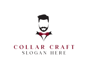 Collar - Hipster Gentleman Suit logo design