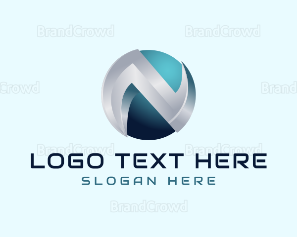 Tech Company Letter N Logo