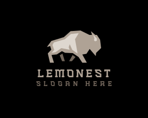 Bison Buffalo Cattle Logo