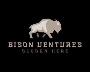 Bison Buffalo Cattle logo design