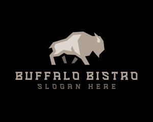 Bison Buffalo Cattle logo design