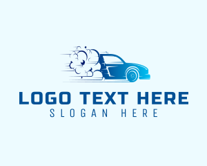 Sanitary - Fast Auto Detailing logo design