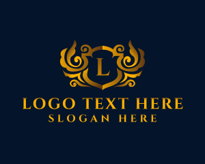 Shield - Luxury Crest Shield logo design