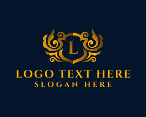 Opulent - Luxury Crest Shield logo design