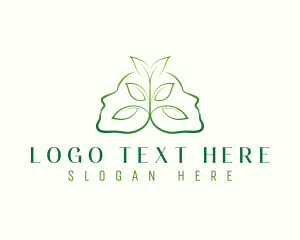 Spa - Wellness Plant Skincare logo design