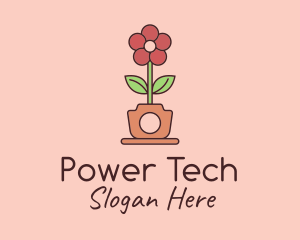 Photo - Flower Pot Photography logo design