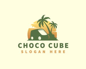 Outdoor Vacation Minivan Logo