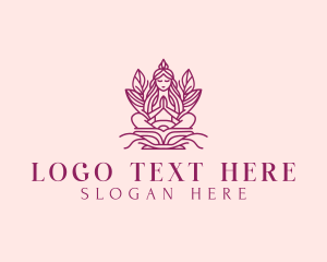 Holistic - Yoga Meditation Spa logo design