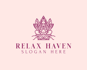 Yoga Meditation Relaxation logo design