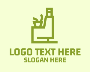 Living Room - Eco Sofa Chair logo design