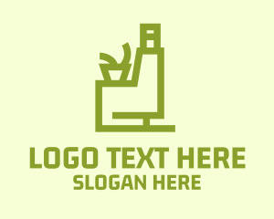 Sofa - Eco Sofa Chair logo design