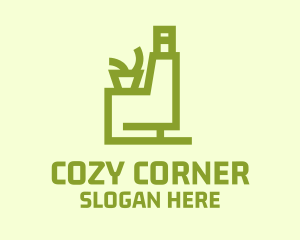 Eco Sofa Chair  logo design