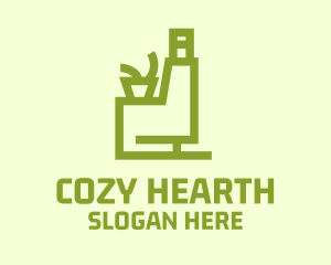 Eco Sofa Chair  logo design