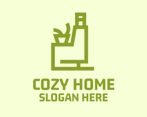 Eco Sofa Chair  logo design