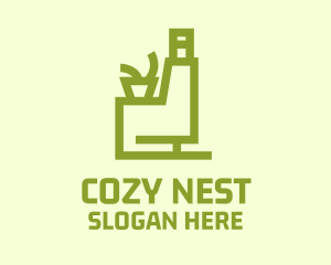 Eco Sofa Chair  logo design