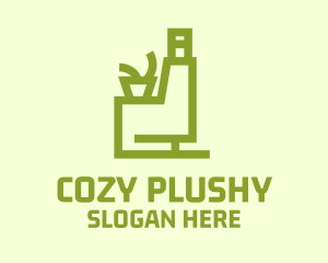 Eco Sofa Chair  logo design