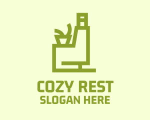 Eco Sofa Chair  logo design