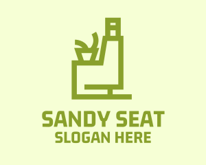 Eco Sofa Chair  logo design